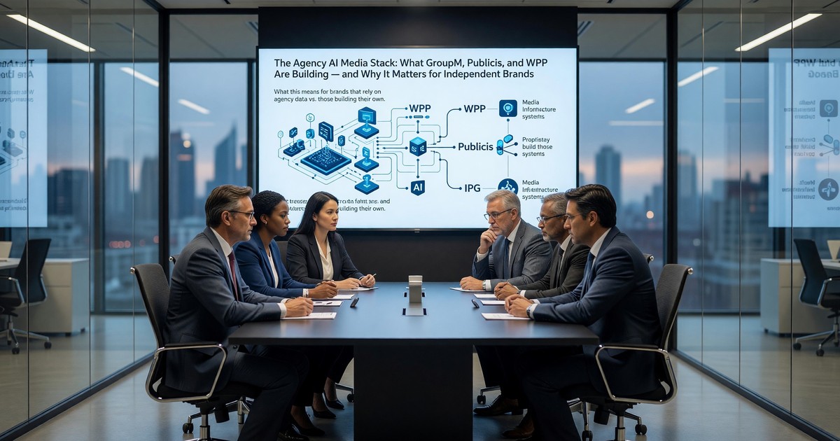 The Agency AI Media Stack: What GroupM, Publicis, and WPP Are Building — and Why It Matters for Independent Brands