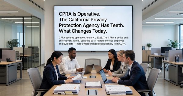 CPRA Is Operative. The California Privacy Protection Agency Has Teeth. What Changes Today
